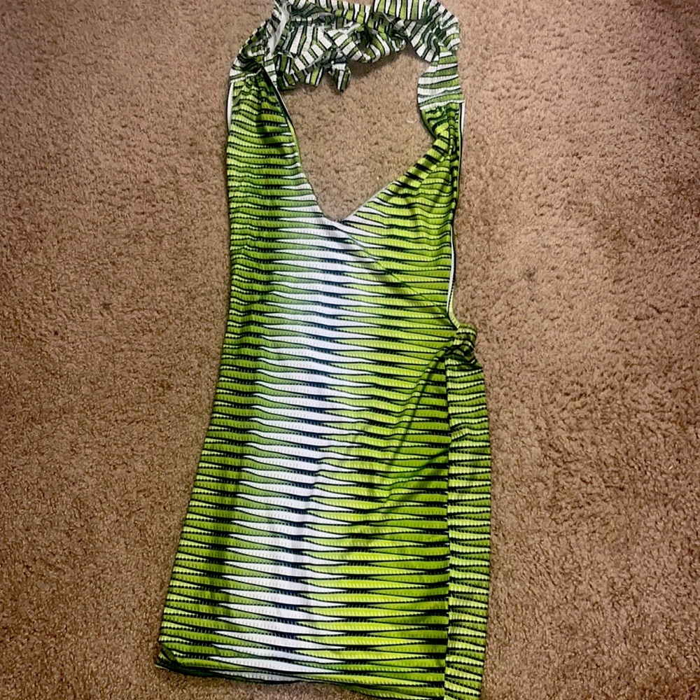 SHEIN WOMEN SPRING CROSS WRAP OPEN BACK GEAR